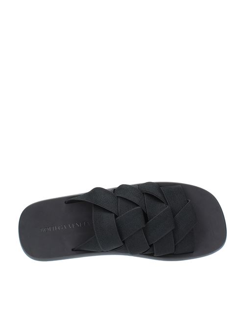 Fabric and rubber mules BOTTEGA VENETA | 651402 V0GV0 1000NERO